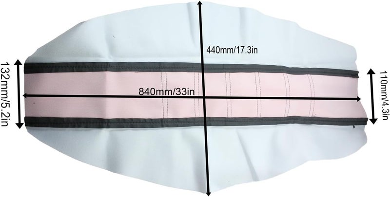 Adsspro Motorcycle Universal Seat Cover Non-Slip Suitable Rubber Striped Seat Covers Soft For YZ125 YZ250 YZ450F WR250F WR450F TTR230 WR400F XTZ125 YZ WR TTR 125 250 Dirt Pit Bike Motocross Off Road Motorbike - Image 2